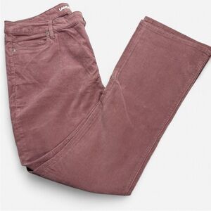 Lands' End Women's Mauve Bootcut Corduroy Pants 18 Tall